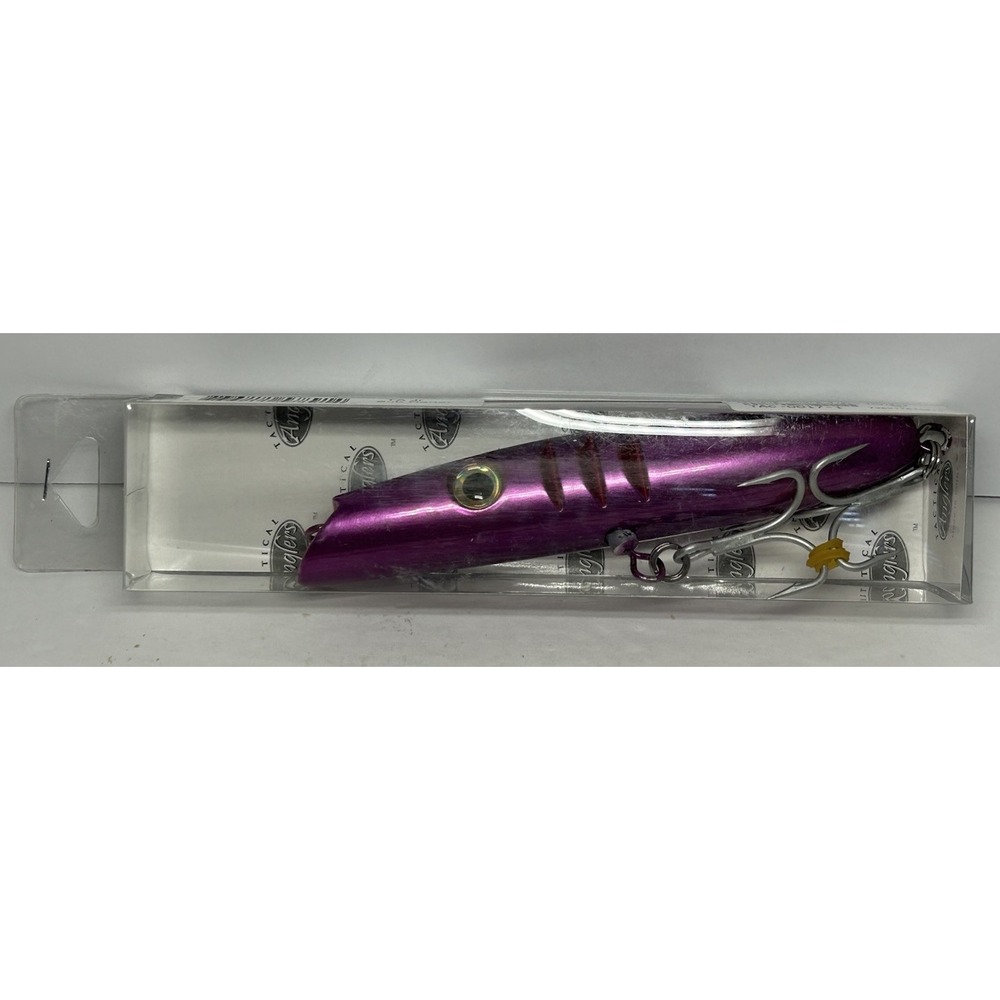 Tactical Anglers Sub Darter JR Black‎ Purple Internal Rattle Brand New